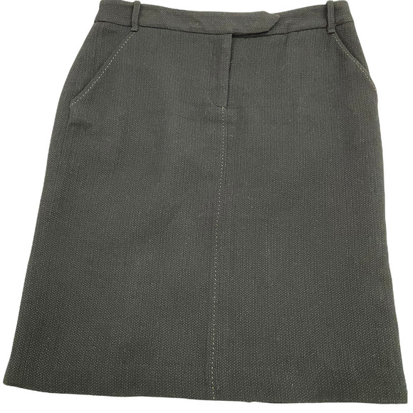 MAX STUDIO SPECIAL EDITION BLACK ZIP FRONT SKIRT - Picture 2 of 10